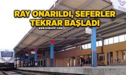 Kırılan ray onarıldı, seferler normale döndü