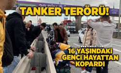 Tankerin sıkıştırdığı 16 yaşındaki elektrikli bisiklet sürücüsü hayatını kaybetti