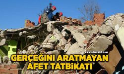 Gerçeğini aratmayan afet tatbikatı