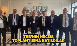 TBB'nin Ekim ayı olağan meclis toplantısına katıldılar