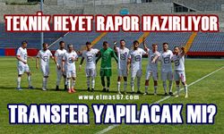 Teknik heyet rapor hazırlıyor: Transfer yapılacak mı?