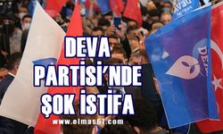 DEVA Partisi'nde şok istifa!