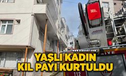 Yaşlı kadın tehlikeden kıl payı kurtuldu