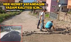 Vatandaşların yaşam kalitesi için çanla başla çalışıyorlar