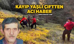 Kayıp yaşlı çiftten acı haber: Hipotermi geçirdikleri düşünülüyor