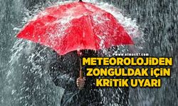 Meteorolojiden Zonguldak için kritik uyarı