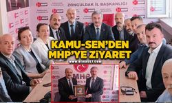 Türkiye Kamu-Sen'den MHP İl Başkanlığına ziyaret