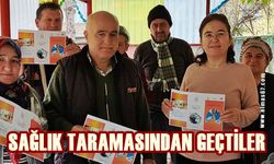 Vatandaşlar sağlık taramasından geçti