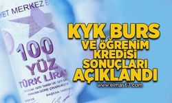 KYK Burs ve Öğrenim Kredisi sonuçları açıklandı!