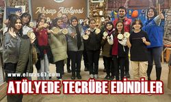 Ahşap atölyesinde tecrübe edindiler