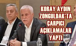 Koray Aydın Zonguldak'ta gündeme dair çarpıcı açıklamalar yaptı