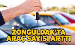 Zonguldak’ta araç sayısı arttı