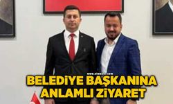 Belediye başkanına anlamlı ziyaret