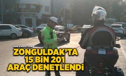 Zonguldak'ta bir haftada 15 bin 201 araç denetlendi