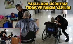 Kuaför ve berberlerden yaşlılara ücretsiz tıraş ve bakım