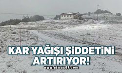 Kar yağışı şiddetini artırıyor!