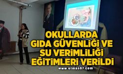 KİLİMLİ'DE OKULLARDA GIDA GÜVENLİĞİ VE SU VERİMLİLİĞİ EĞİTİMLERİ VERİLDİ