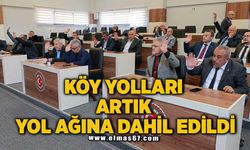 Köy Yolları Artık Yol Ağına Dahil Edildi