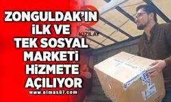 ZONGULDAK’IN İLK VE TEK SOSYAL MARKETİ HİZMETE AÇILIYOR