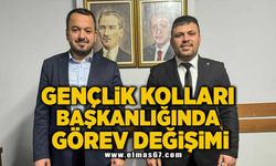 GENÇLİK KOLLARI BAŞKANLIĞINDA GÖREV DEĞİŞİMİ