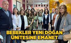 Bebekler hizmete giren yeni doğan ünitesine emanet