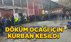 Döküm ocağı tekrar üretime başladı