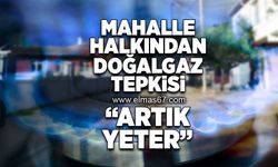 Mahalle halkından doğal gaz tepkisi... Artık yeter!