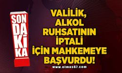 Valilik, alkol ruhsatının iptali için mahkemeye başvurdu!