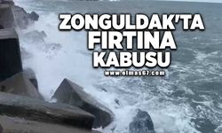 Zonguldak'ta fırtına kabusu!