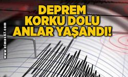 Deprem korku dolu anlar yaşandı!