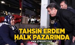 Tahsin Erdem Halk pazarında