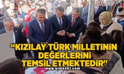 "Kızılay Türk milletinin değerlerini temsil etmektedir"