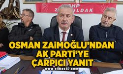 Osman Zaimoğlu’ndan Ak Parti’ye çarpıcı yanıt