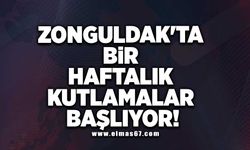 Zonguldak’ta bir haftalık kutlamalar başlıyor!