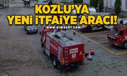 Kozlu'ya yeni itfaiye aracı!