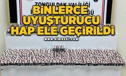 Binlerce uyuşturucu hap ele geçirildi!