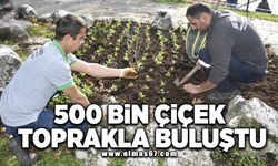 500 Bin çiçek toprakla buluştu