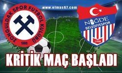 Zonguldarkspor-Niğde Belediye maçı başladı