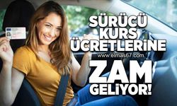 Sürücü kurs ücretlerine zam geliyor!