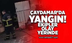 Çaydamar'da yangın... Ekipler olay yerinde!