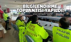 Araç sürücülerine bilgilendirme toplantısı yapıldı!