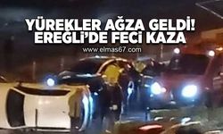 Yürekler ağza geldi! Zincirleme kaza!