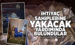 İhtiyaç sahiplerine yakacak yardımında bulundular!