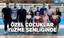 Özel Çocuklar yüzme şenliğinde!