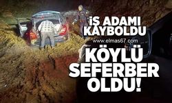 İş adamı kayboldu... Köylü seferber oldu!