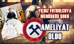 Zonguldakspor'un yıldız futbolcusuna menüsküs şoku: Ameliyat oldu