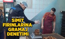 Simit fırınlarına gramaj denetimi