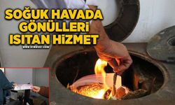 Soğuk havada gönülleri ısıtan hizmet