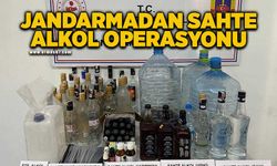 Jandarmadan sahte alkol operasyonu