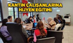 Okul kantin çalışanlarına hijyen eğitimi